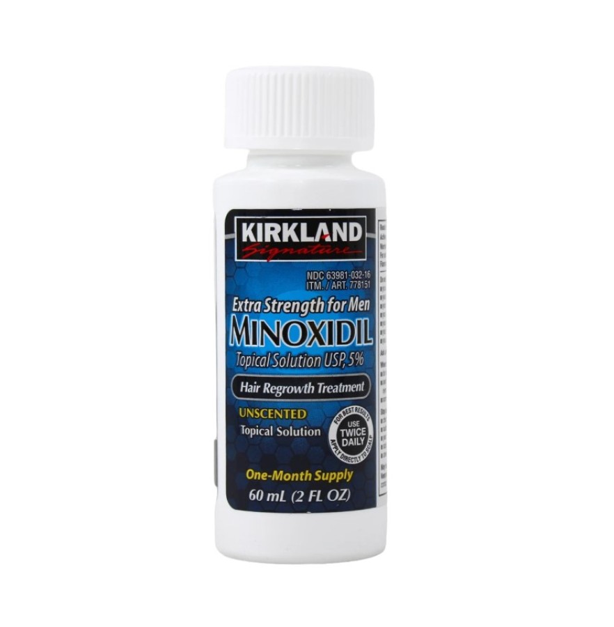 Kirkland Minoxidil 5% nuo plaukų slinkimo - 6 mėn. plaukų atauginimo kursas 